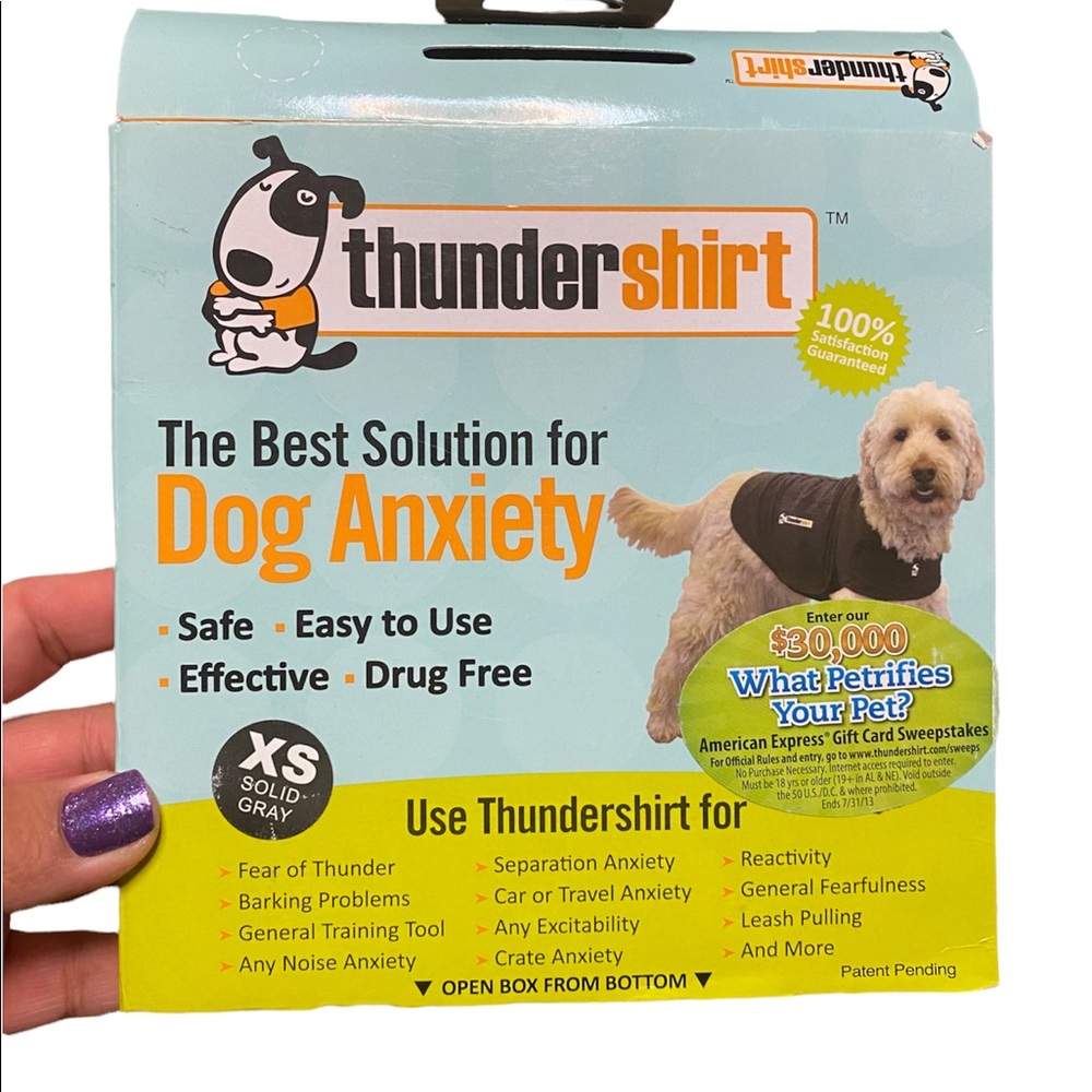 🦖THUNDERSHIRT  🐶 ANXIETY & CALMING VEST FOR DOG